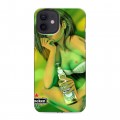 Дизайнерский силиконовый чехол для Iphone 12 Heineken