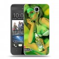 Дизайнерский пластиковый чехол для HTC Desire 300 Heineken