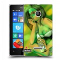 Дизайнерский пластиковый чехол для Microsoft Lumia 435 Heineken