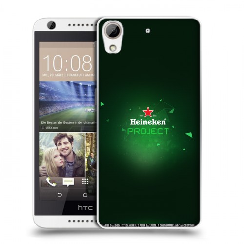 Дизайнерский силиконовый чехол для HTC Desire 626 Heineken