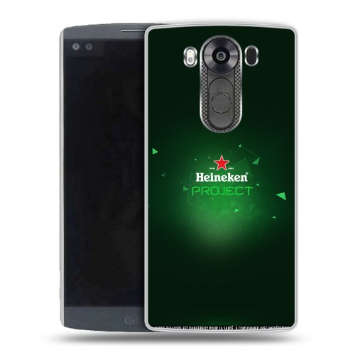 Дизайнерский пластиковый чехол для LG V10 Heineken