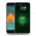 Дизайнерский пластиковый чехол для HTC 10 Heineken