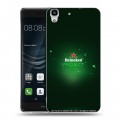 Дизайнерский пластиковый чехол для Huawei Y6II Heineken