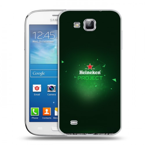 Дизайнерский пластиковый чехол для Samsung Galaxy Premier Heineken