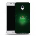 Дизайнерский силиконовый чехол для Meizu M5s Heineken