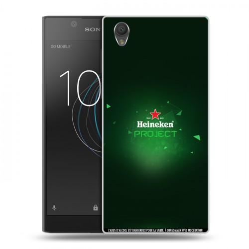 Дизайнерский пластиковый чехол для Sony Xperia L1 Heineken