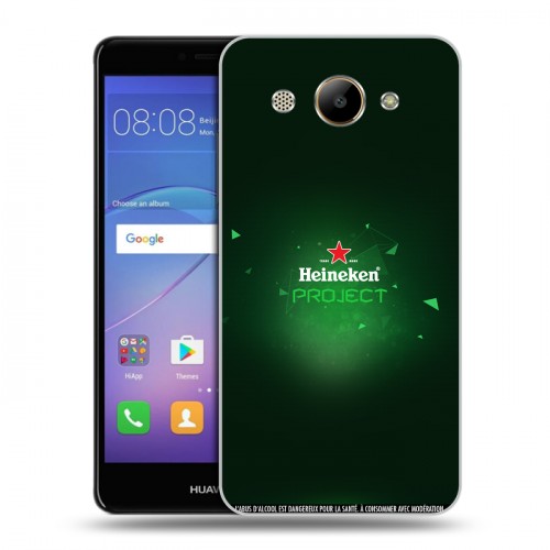 Дизайнерский пластиковый чехол для Huawei Y3 (2017) Heineken