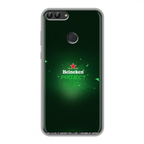 Дизайнерский силиконовый чехол для Huawei P Smart Heineken