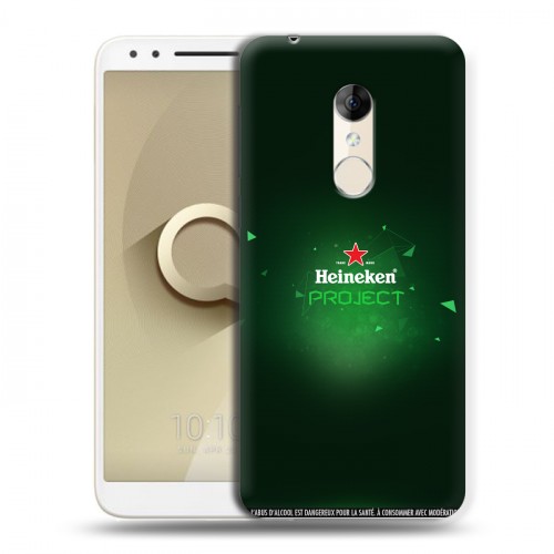 Дизайнерский пластиковый чехол для Alcatel 3 Heineken