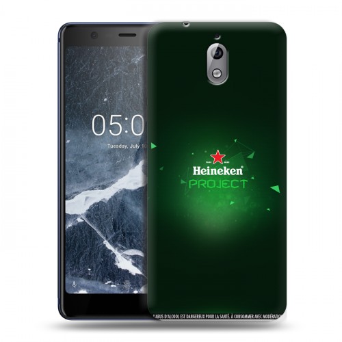 Дизайнерский силиконовый чехол для Nokia 3.1 Heineken