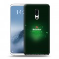 Дизайнерский силиконовый чехол для Meizu 16th Plus Heineken