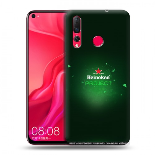 Дизайнерский пластиковый чехол для Huawei Nova 4 Heineken