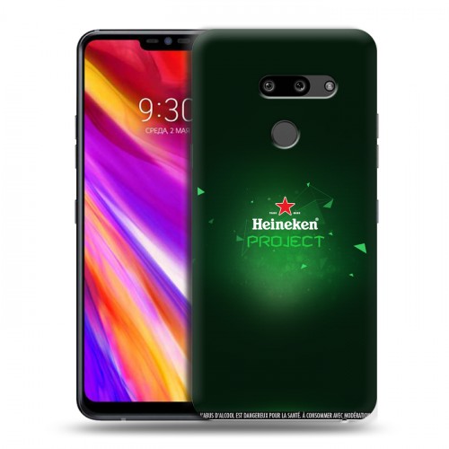 Дизайнерский пластиковый чехол для LG G8 ThinQ Heineken