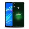 Дизайнерский пластиковый чехол для Huawei Y6 (2019) Heineken