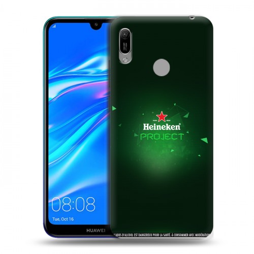 Дизайнерский пластиковый чехол для Huawei Y6 (2019) Heineken