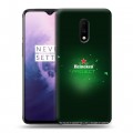 Дизайнерский пластиковый чехол для OnePlus 7 Heineken