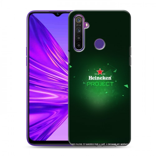 Дизайнерский силиконовый чехол для Realme 5 Heineken