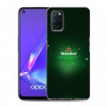 Дизайнерский пластиковый чехол для OPPO A52 Heineken