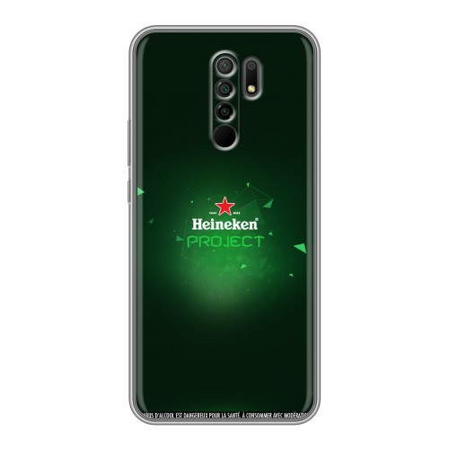 Дизайнерский силиконовый чехол для Xiaomi RedMi 9 Heineken