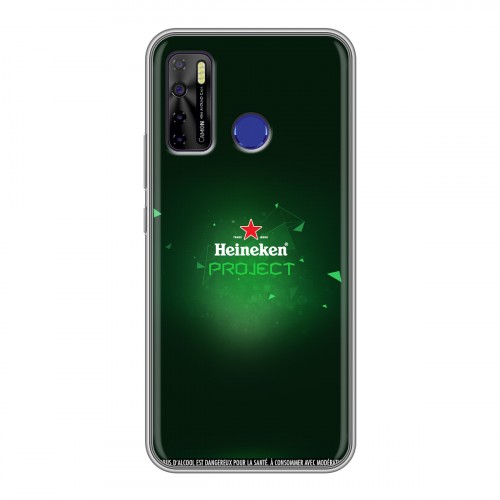 Дизайнерский силиконовый чехол для Tecno Camon 15 Heineken