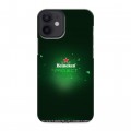 Дизайнерский силиконовый с усиленными углами чехол для Iphone 12 Mini Heineken