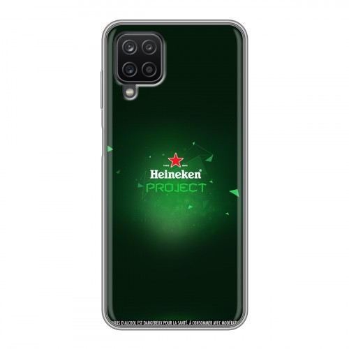 Дизайнерский силиконовый чехол для Samsung Galaxy A12 Heineken