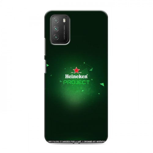 Дизайнерский пластиковый чехол для Xiaomi Poco M3 Heineken