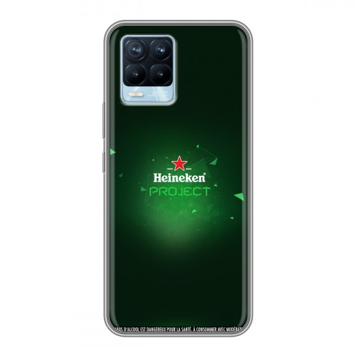 Дизайнерский силиконовый чехол для Realme 8 Heineken