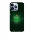 Дизайнерский силиконовый чехол для Iphone 13 Pro Heineken