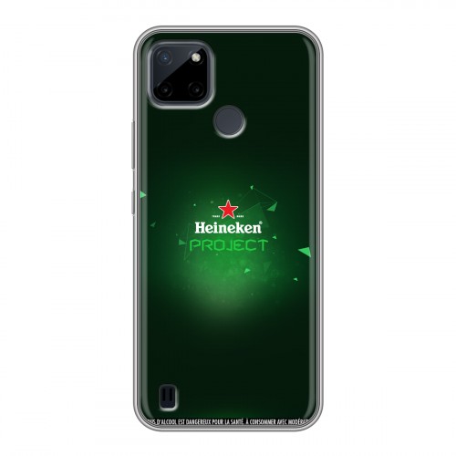 Дизайнерский силиконовый чехол для Realme C21Y Heineken