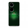 Дизайнерский пластиковый чехол для Huawei P50 Pocket Heineken