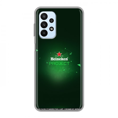 Дизайнерский силиконовый чехол для Samsung Galaxy A23 Heineken