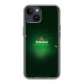 Дизайнерский пластиковый чехол для Iphone 14 Heineken