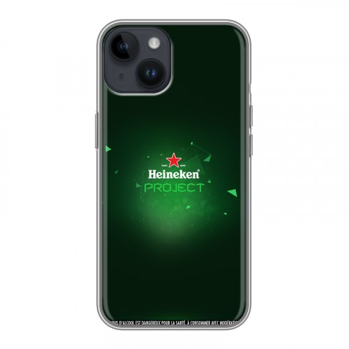 Дизайнерский пластиковый чехол для Iphone 14 Heineken