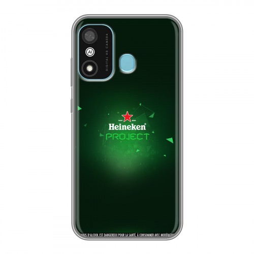 Дизайнерский силиконовый чехол для Itel A27 Heineken