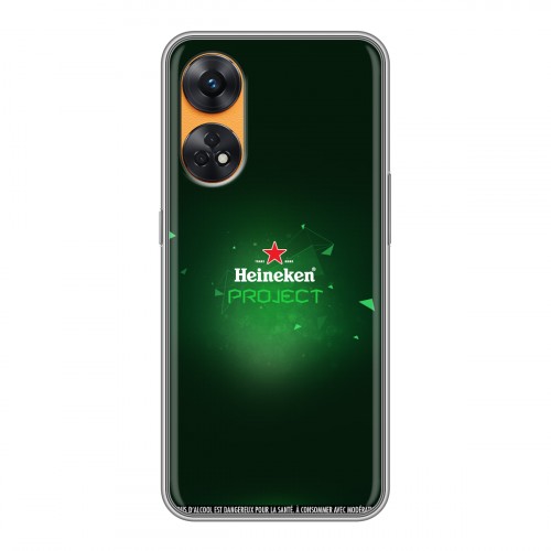 Дизайнерский силиконовый чехол для OPPO Reno8 T Heineken