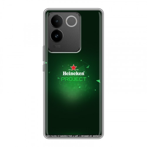 Дизайнерский силиконовый чехол для Vivo S17e Heineken