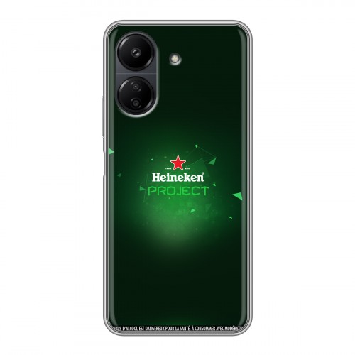 Дизайнерский силиконовый чехол для Xiaomi Poco C65 Heineken