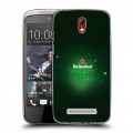 Дизайнерский пластиковый чехол для HTC Desire 500 Heineken