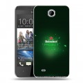 Дизайнерский пластиковый чехол для HTC Desire 300 Heineken