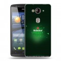 Дизайнерский пластиковый чехол для Acer Liquid E3 Heineken