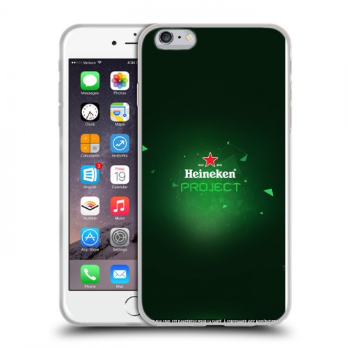 Дизайнерский силиконовый чехол для Iphone 6 Plus/6s Plus Heineken