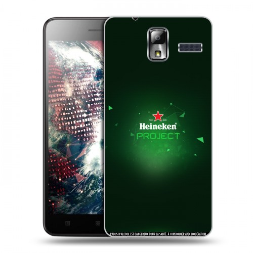 Дизайнерский силиконовый чехол для Lenovo S580 Ideaphone Heineken