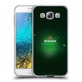 Дизайнерский пластиковый чехол для Samsung Galaxy E5 Heineken