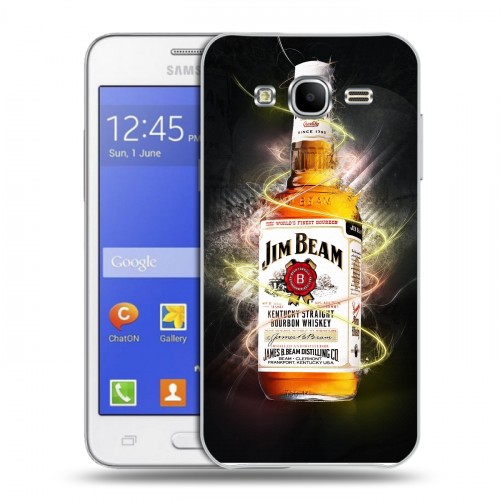 Дизайнерский силиконовый чехол для Samsung Galaxy J7 Jim Beam