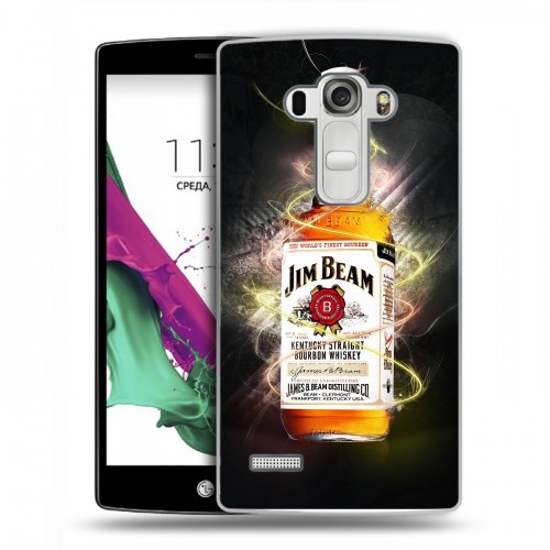 Дизайнерский пластиковый чехол для LG G4 S Jim Beam