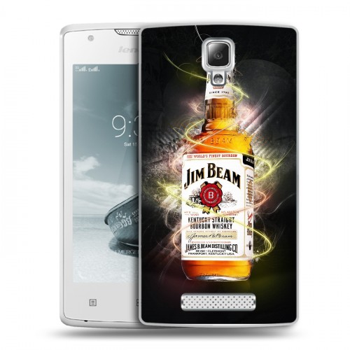 Дизайнерский пластиковый чехол для Lenovo A1000 Jim Beam