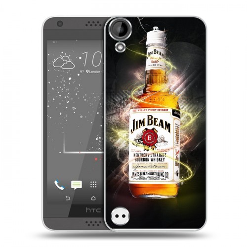 Дизайнерский пластиковый чехол для HTC Desire 530 Jim Beam