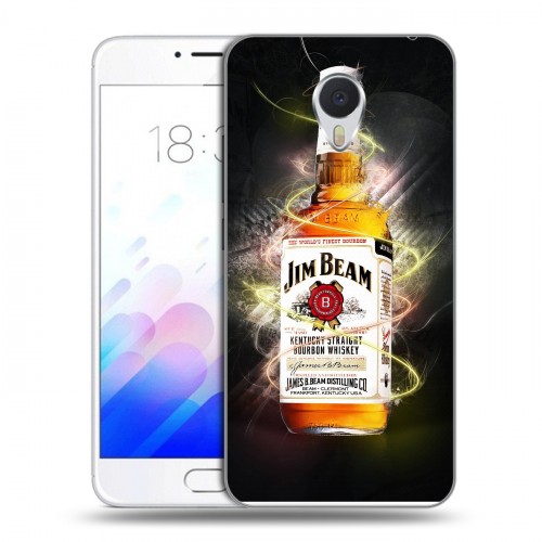 Дизайнерский пластиковый чехол для Meizu M3E Jim Beam