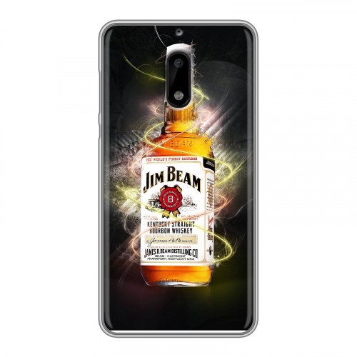 Дизайнерский пластиковый чехол для Nokia 6 Jim Beam